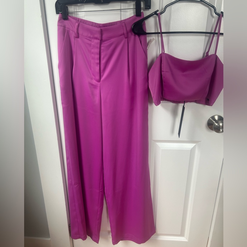 House of Harlow Two Piece Pant & Top Set